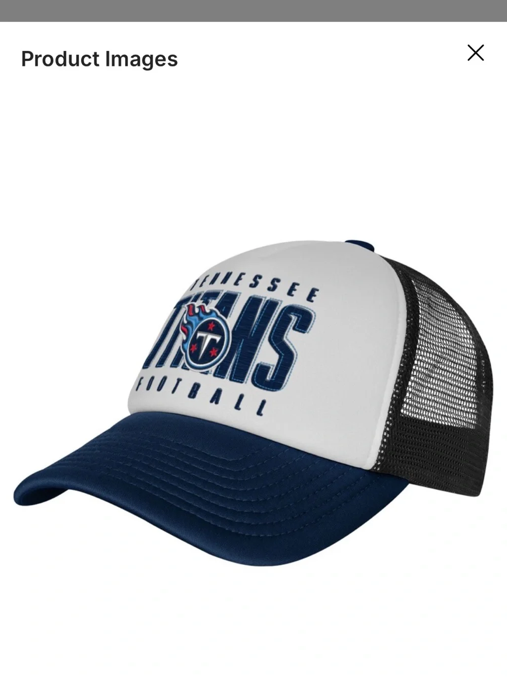 NWT/SEALED -YOUTH Tennessee Titans Hat - White and Navy